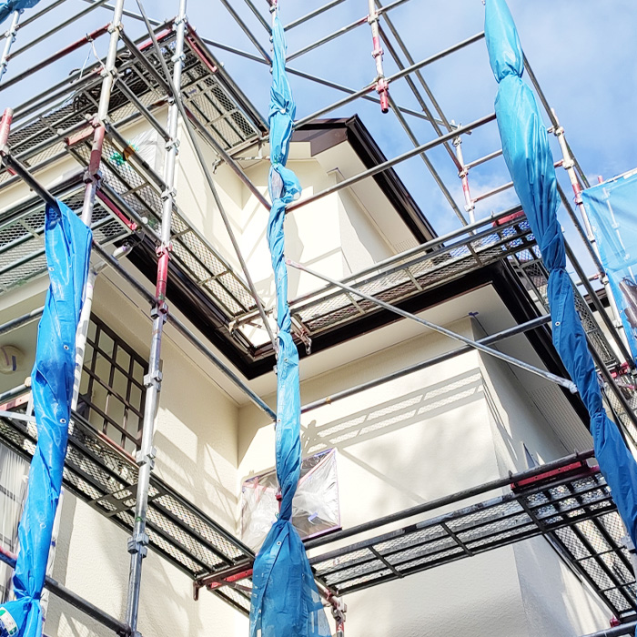 新築・戸建ての足場工事もお任せください